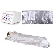 HKUKUUU Far Infrared Sauna Blanket Three-Stage Weight Body Shape Slimming Fitness Spa Beauty Detox Therapy Machine for Women