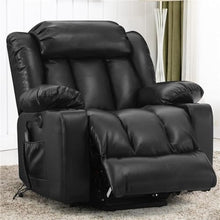Power Lift Recliner Chair for Elderly Adults, Electric Stand Assist Sofa with Massage and Heat, Comfortable Breathable Leather Lounge Seat with USB Charging Ports and Cup Holders