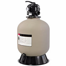 XtremepowerUS 19-Inch Sand Filter System for Above Ground & Inground Swimming Pools, 7-Way Multi-Port Valve Pool Filter with Stand, Up to 25,200 Gallons