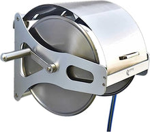 DOIBG Retractable Hose Cart Stainless Steel Garden Hose Reel,Heavy Duty Metal Wall Mount Water Hose Storage Rack-Rack+2m Hose
