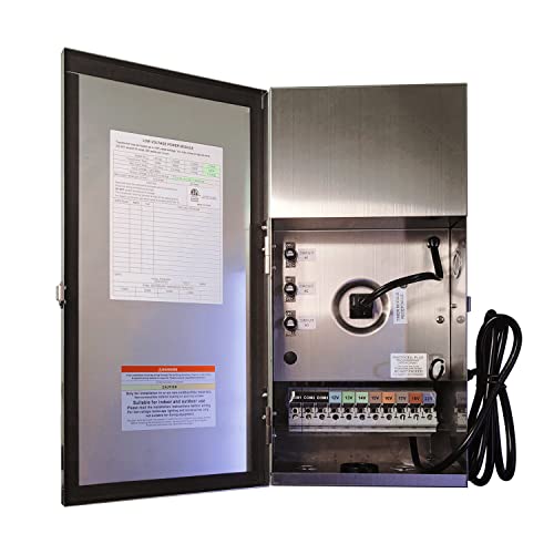 COLOER 900W Multi-Tap Low Voltage Landscape Transformer Only