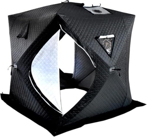 Ice Fishing Tent for 3-5 Person, Portable Pop Up Sauna Tent