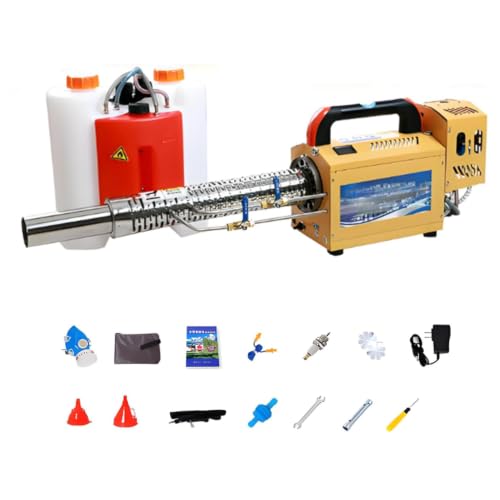 Pvxa Electric Sprayer Aerosol Atomizer, 15L Thermal Fogger Machine, 30-50m Smoke, 360 ° Spray in All Directions Pulse-Jet Thermal Fogger Nebulizer 180K