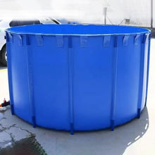 RENLXFI Swimming Pool Hard Plastic, 60 80 100 120 CM Dia Outdoor Backyard Pool PVC Pet Bathing Tub for Storage Water/Breeding, Round Above Ground Pools Frame(1846L/488GAL - 1.4X1.2M (D X H))
