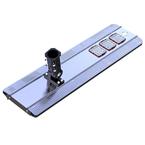 eLEDing Solar Power AI Smart CREE LED Street Light 4800LM 30W Gray