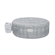 Bestway SaluSpa Honolulu AirJet Inflatable Hot Tub Gray Wicker Print