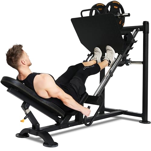 Powertec Fitness Leg Press Machine Black