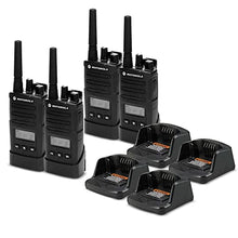 Motorola Solutions 4-Pack RMU2080D On-Site 2-Way Business Radio Black
