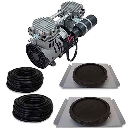 1/2 HP Pond Aerator System, 3 Acres, Two 10 In Diffusers, 200 Ft Tubing