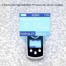 THYXGS 2" Handheld Residual Chlorine Tester, Digital Water Quality Analyzer, 0~5mg/L & 0~10mg/L, DPD Photometric Method, Measuring The Chlorine Content in Water