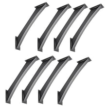 LQSYBHD 45-Degree Angle Corner Braces Inside Joint Pergola Accessories Heavy Duty Connector Brace Bracket for Wood Post and Beam Desk Edge Box Pergola Gazebo DIY Kit(Size:8pcs)