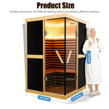 EPOFIT 2 Person Far Infrared Sauna Black