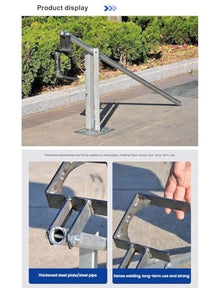 Large Size Sapling Puller, Fence Post And Tree Stump Puller With Adjustable C-Clamp Sizes 2-12 cm(L)