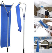 Snow Shovels Roof Snow Shovel, Portable Telescopic Snow Shovel Length 4.5M Oxford Cloth Snow Scraper Aluminum Pole Snow Rake Remove Snow On Roof