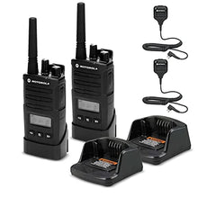 Motorola Solutions RMU2080D 2-Way Business Radio with Display & Remote Speaker Mic Bundle Black