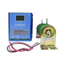 Solar Charge Controller, Hybrid Controller 5KW 10KW 15KW 20KW 12V 24V 48V Wind Solar Power MPPT Regulator for Turbine Generator Charging Batteries(Wind 10KW Solar 6KW,Blue_48V)