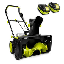 QIUNAOZI Electric Snow Blower Cordless, 1900 RPM, for Driveway Clearing