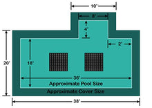 Loop - Loc Ultra-Loc III Solid In-Ground Pool Safety Cover Green