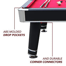 Hathaway Jupiter 7-ft Pool Table Black