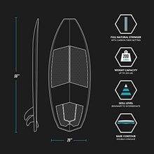 Driftsun Wakesurf Board - 4' 8" Custom Surf Style Wake Surf