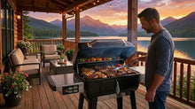 LifeSmart WiFi Controlled Smart-Temp Grill: Automatic Electric Ignition Charcoal BBQ with App-Enabled Precision Temperature Control & 800°F Searing Mode - 750 sq. in. Cooking Surface