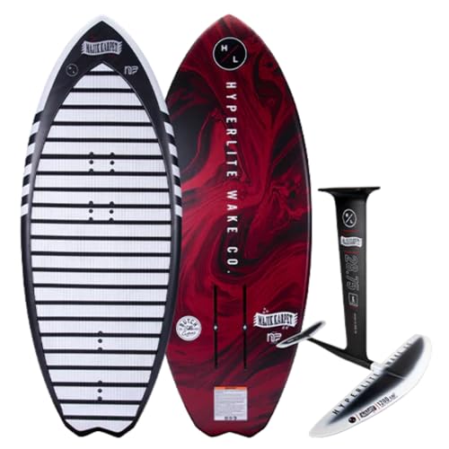 Hyperlite Majic Karpet Wakefoil Package Red 3ft 8in