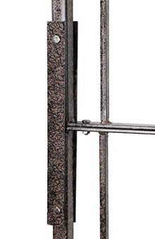 H Potter Premium 8-Foot Iron Garden Trellis - Heavy Duty Plant Support for Climbing Vines & Privacy Screen