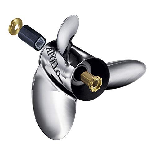 Apollo A-Series 3-Blade Stainless Steel Propeller - RH, 14-1/8" Diameter x 19" Pitch