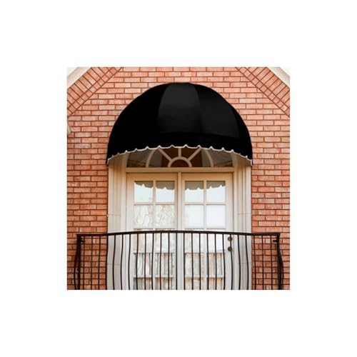 Awntech 3-Feet Bostonian Awning, 34 by 27-Inch, Black