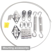 U Shape Wave Sail Awning, Retractable Canopy for Patio & Deck,