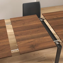 NTYUNRR 23.62”-118.11” Extendable Dining Room Table, 1-10 People Wood Long Foldable Tables with Storage Cabinet & Outlet, Space Saving Expanding Table with for Kitchen, Living Room, Party, Walnut