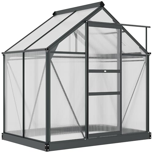 Heavy Duty Polycarbonate Greenhouse Kit for Outdoor Use