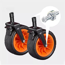 ZEFLMXS Outdoor Camping Cart with Wheels Garden Carts Supplies Folding Picnic Fishing Shopping Portable Trailer(D)