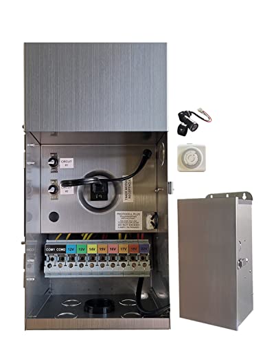 MALORY 600W Low Voltage Transformer with Timer & Photocell