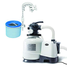 Intex 26647EG Above Ground Pool Sand Filter Pump Bundled with 6-Function Control Bunded with Intex 28000E Wall Mounted Automatic Cleaning Skimmer