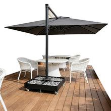 Umbrella Stand Base with 4 Lockable Wheels 1100LBS Capacity