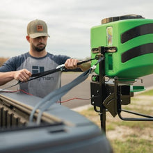 Hooyman Vehicle Spreader with Adjustable Feed Rate, Universal Attachment, 125LB Capacity, for Seeding, Land Management, and Lawncare