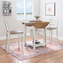 Powell Company Sita Three Piece Counter Dining Set Light Grey & Birch
