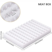 SDVantage 10 Holes Stainless Steel Meat Skewer Machine, Barbecue Kebab Maker Box, BBQ Meat String Skewer Machine, for Home Kitchens Commercial Restaurants Outdoor Picnic