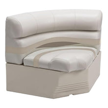 RestorePontoon Rear Pontoon Boat Seat Group Stone Khaki Platinum/Cobalt/Navy Blue