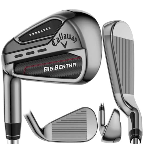 Callaway Big Bertha BB23 Iron Set Left Steel Regular Black and Red