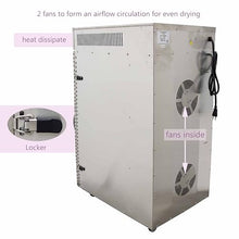 TECHTONGDA Commercial 16-Layer Food Dehydrator Rotary Dryer Stainless Steel