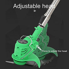 JOMRTS Electric Lawn Mower Rechargeable 1500W Wireless Lawn Mower Outdoor Small Household Multifunctional Cutting Artifact