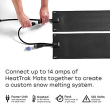 HeatTrak Heated Snow Melting Mats - Heated Outdoor Mats for Walkways - Electric Snow Melting Mats for Decks and Sidewalks - Trusted No-Slip Snow and Ice Melt Heated Sidewalk Mat (30” x 60")