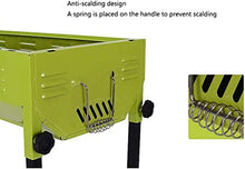 MNSSRN Portable Large Charcoal Grill for Cooking on Open Fire, Camping Accessories Cooking for Outdoor Cooking Camping Hiking Picnic