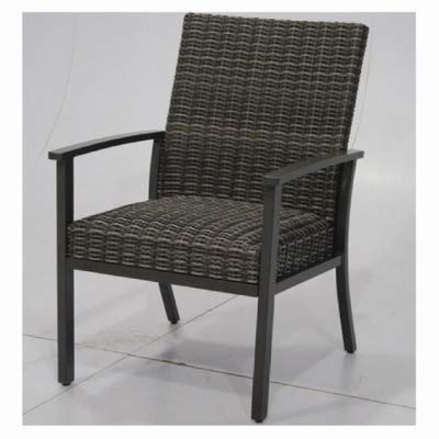 Four Seasons Courtyard Nantucket Patio Dining Chair Set of 4 Steel & Woven Fabric