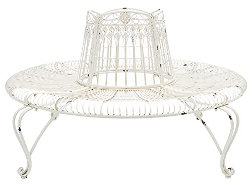 SAFAVIEH Outdoor Ally Darling Metal Tree Bench, 60.3" PAT5019B