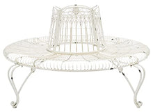 SAFAVIEH Outdoor Ally Darling Metal Tree Bench, 60.3" PAT5019B