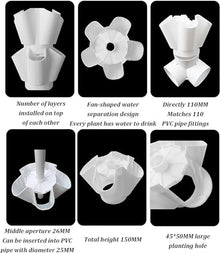 FLTRGO Hydroponics Growing System,Indoor herb Garden,hydroponic Growing Kits & Systems,Vegetables hydroponic Grow kit,with Hydrating Pump, Adapter, Net Pots.