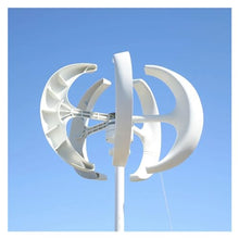 YHYWJHY 5000W 8000W Vertical Axis Wind Turbine 12V 24V48V Windmill Motor Quick Start Home Farm Hybrid Street Light with MPPT Controller Low Starting Speed for Home(Red,12V_8KW)